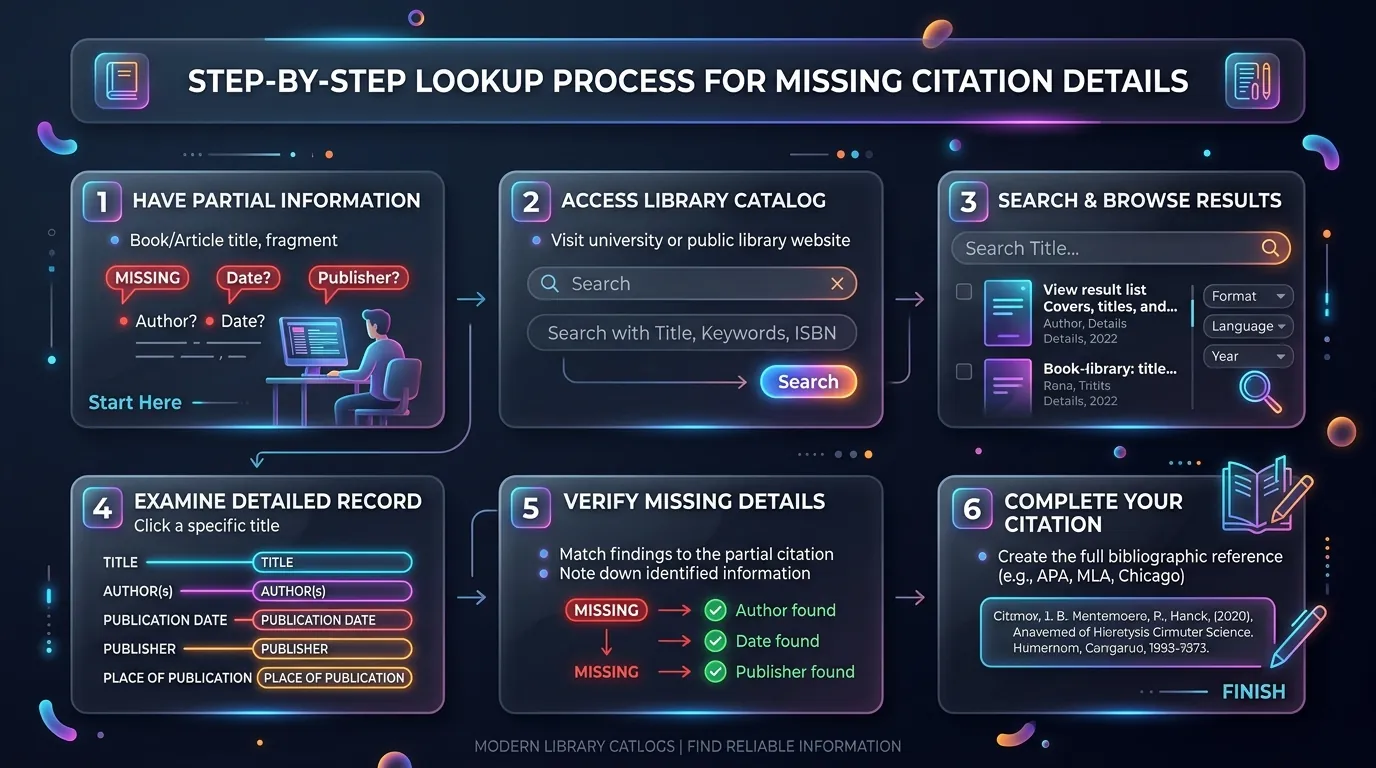 Citation Metadata Lookup Process