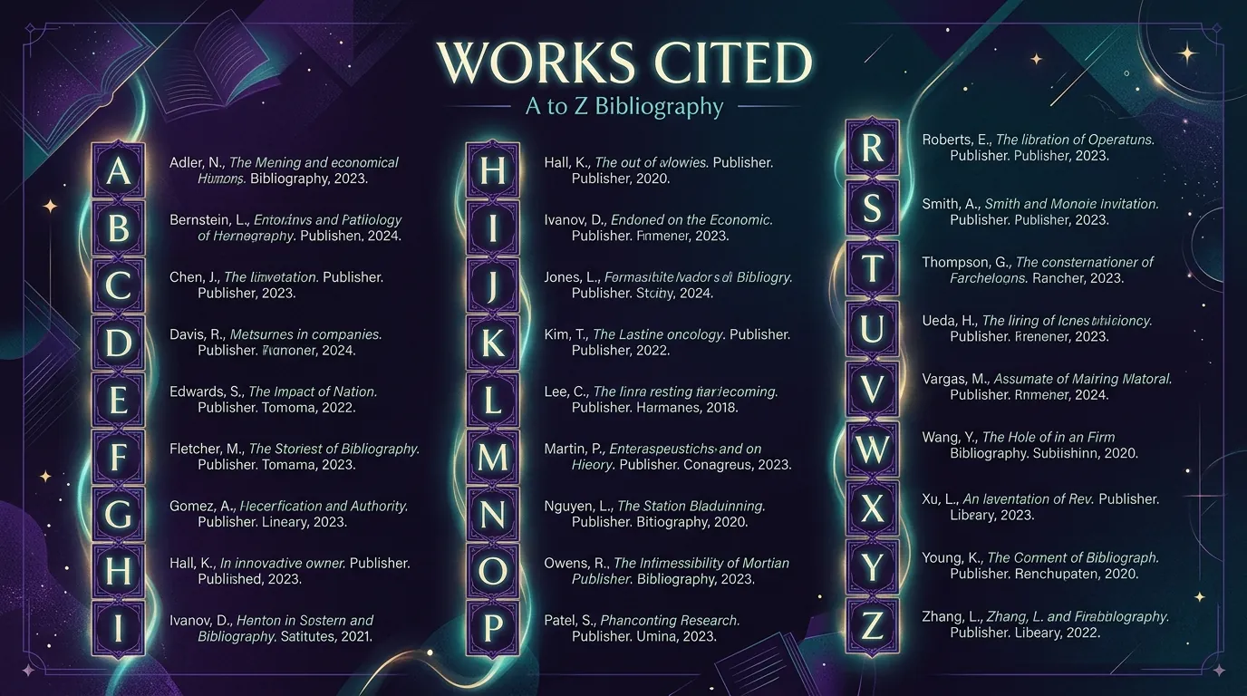 How to Alphabetize MLA Works Cited Entries - Academic Citation Guide Thumbnail