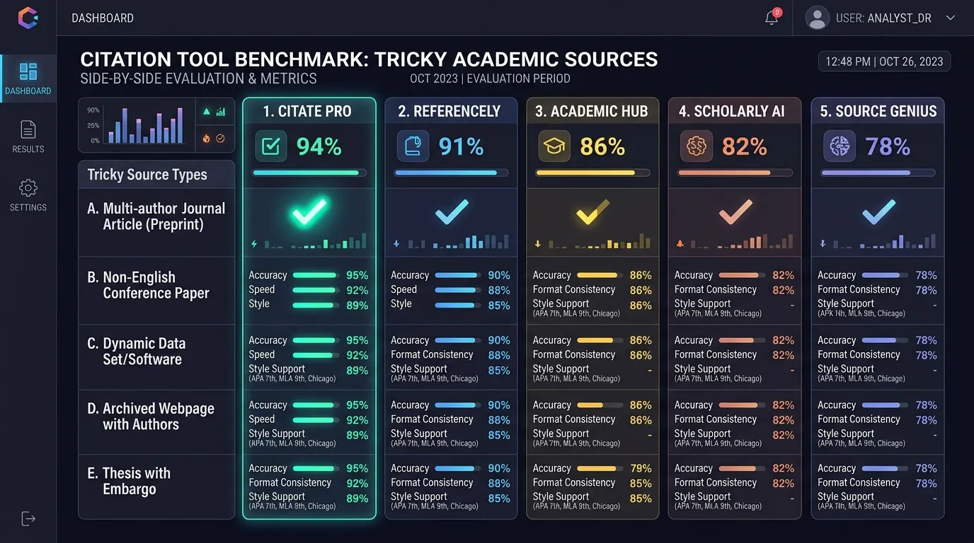 MLA Citation Generators Compared: 5 Tools Tested - Academic Citation Guide Thumbnail