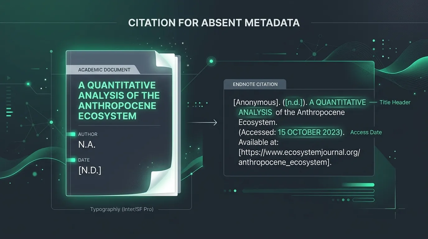 MLA Citations With No Author, Date, or Page - Academic Citation Guide Thumbnail